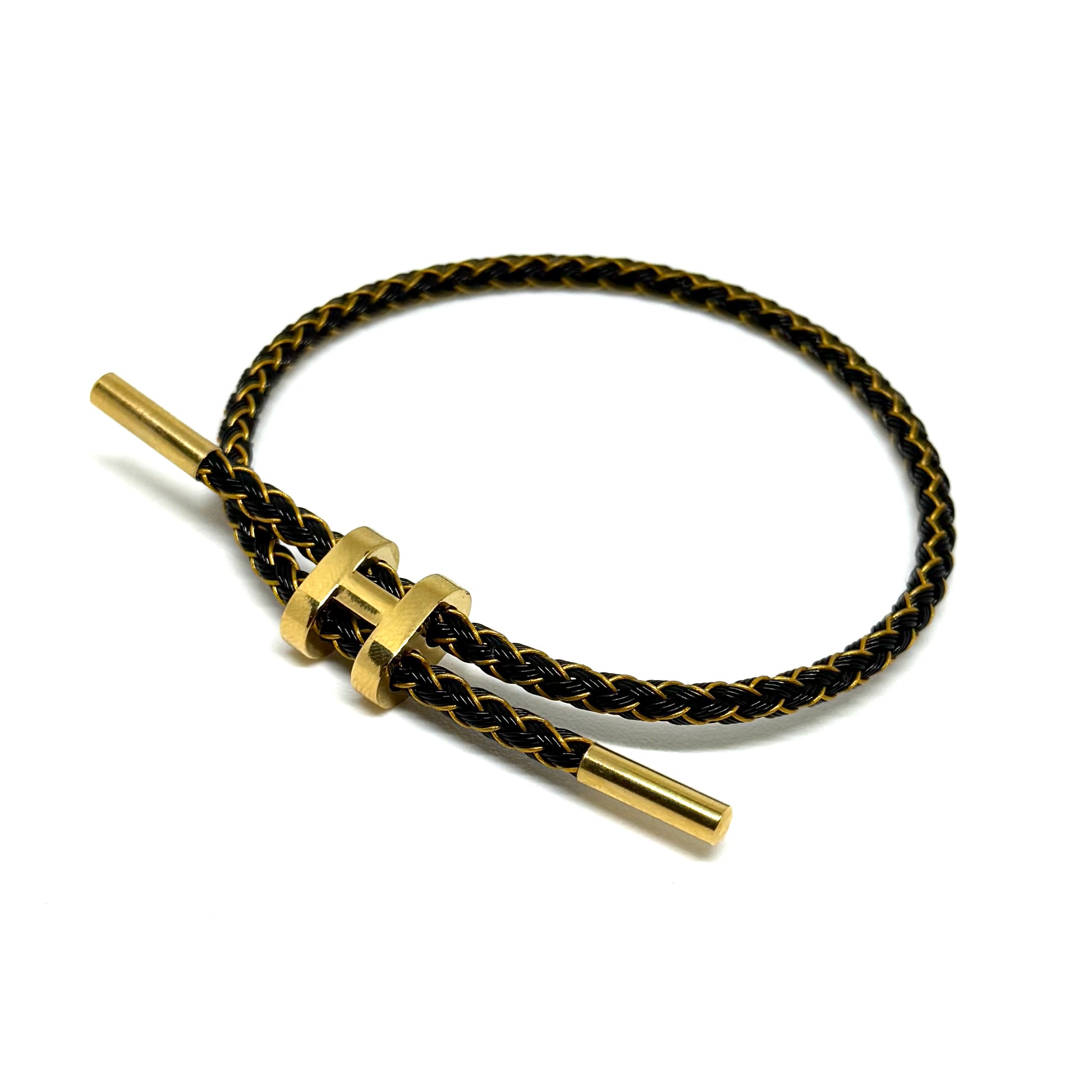 Black and Yellow Hermes Bracelet