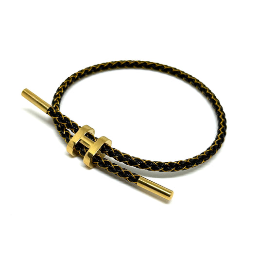 Black and Yellow Hermes Bracelet