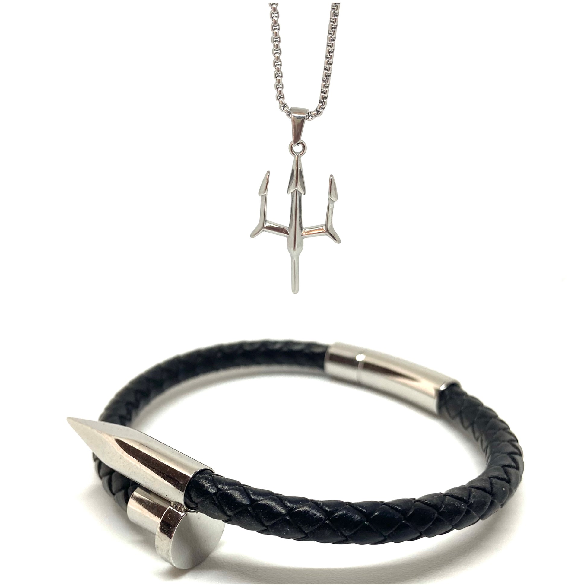 Silver Nail and Poseidon Set