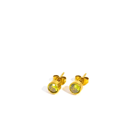 August Peridot Earing