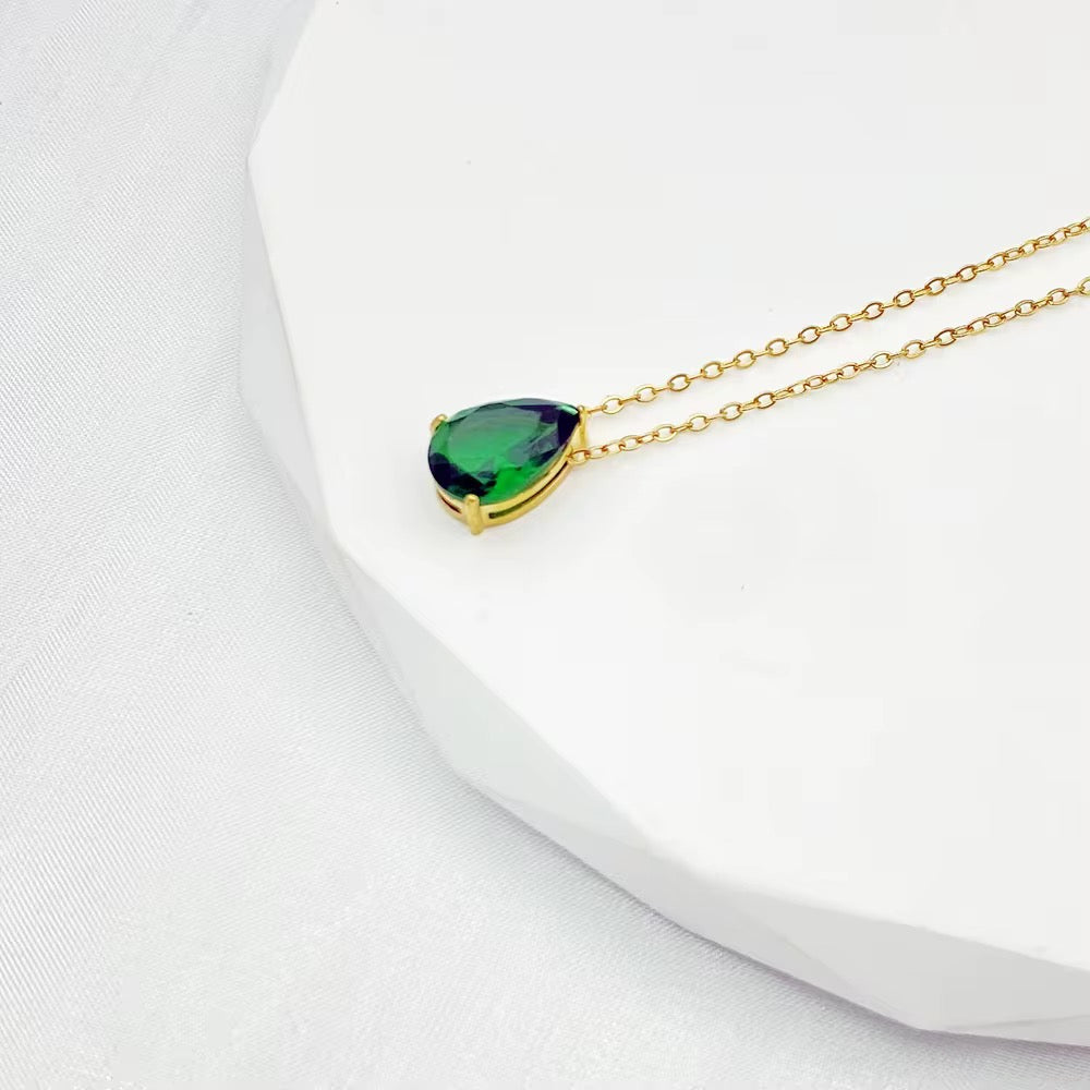 May Emerald Necklace
