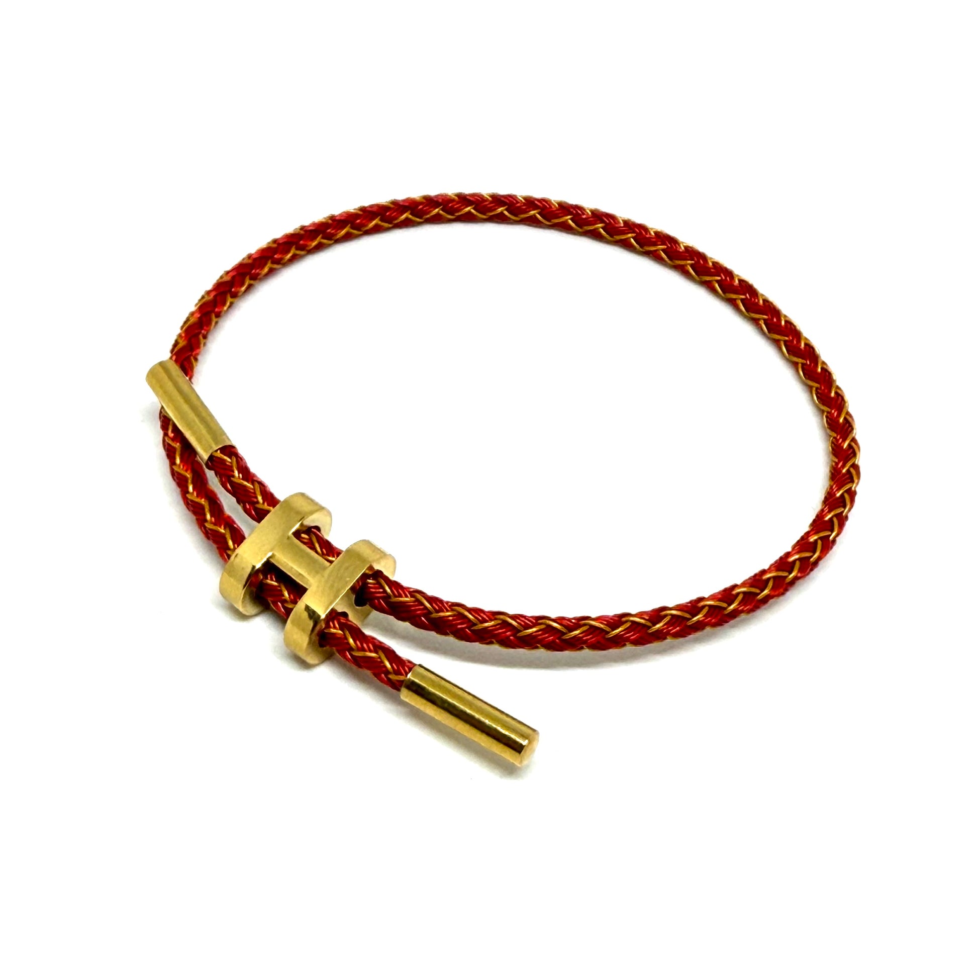 Red and Yellow Hermes Bracelet