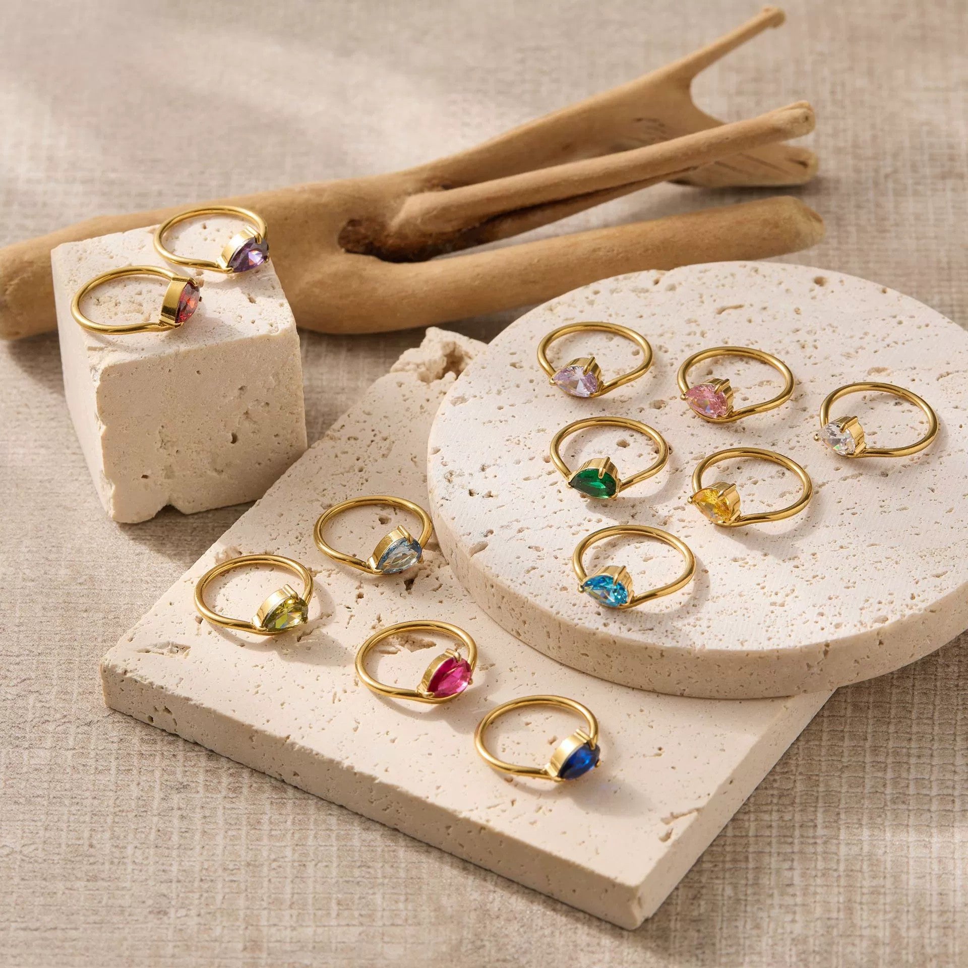 Eye drop Month Ring (Size 7)