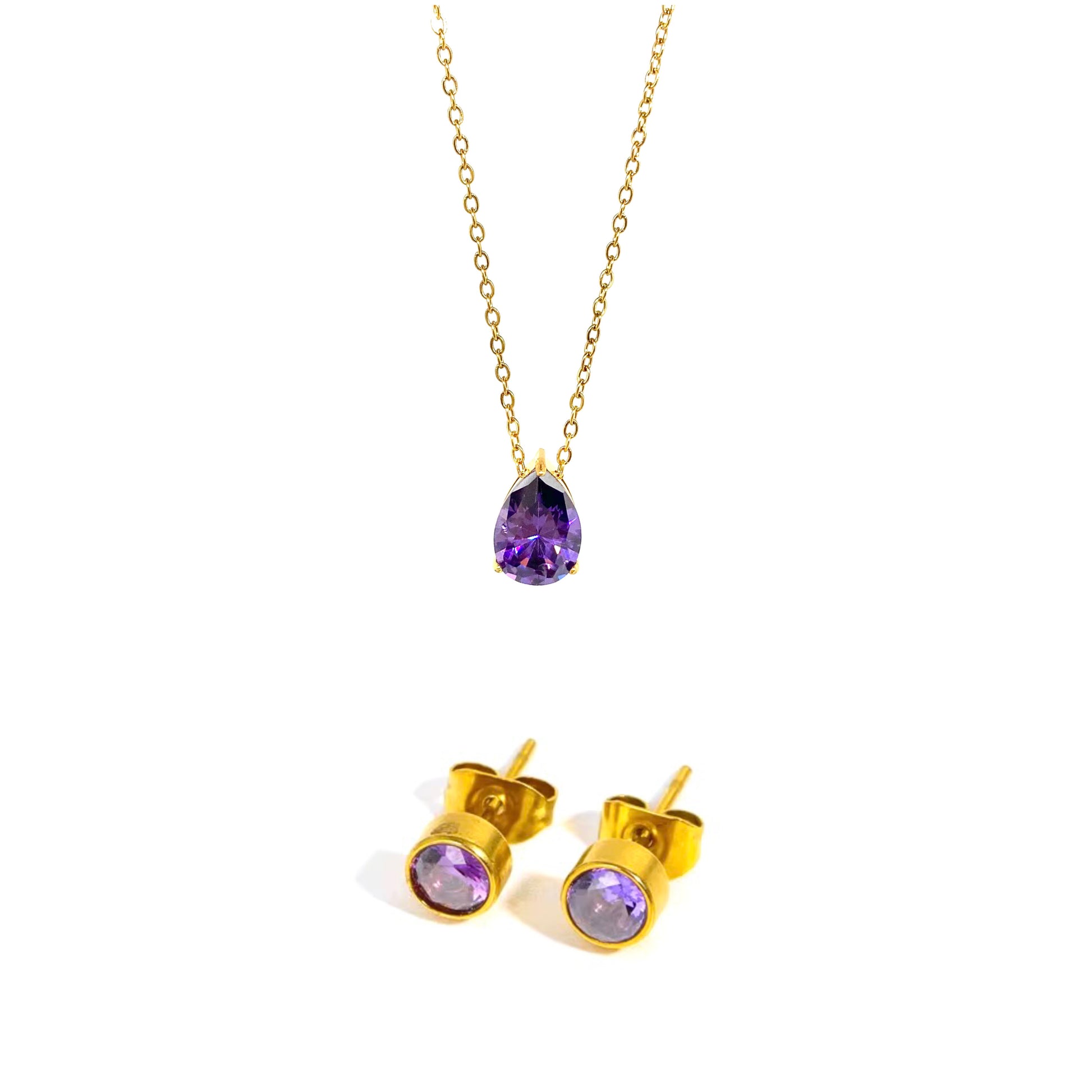 February Amethyst Set