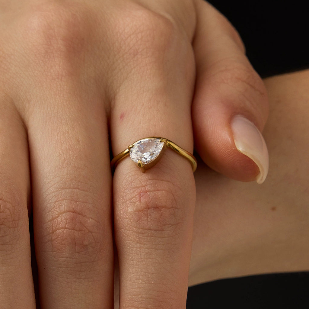 Eye drop Month Ring (Size 7)