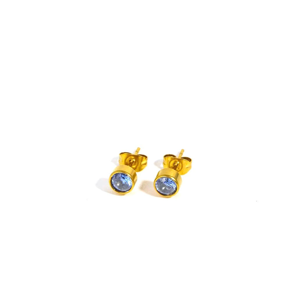 September Sapphire Earing