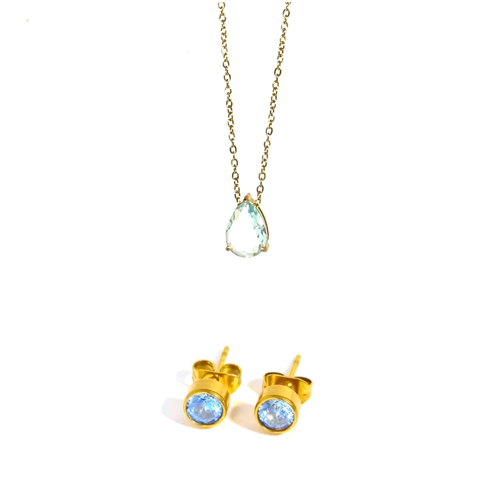 March Aquamarine Set