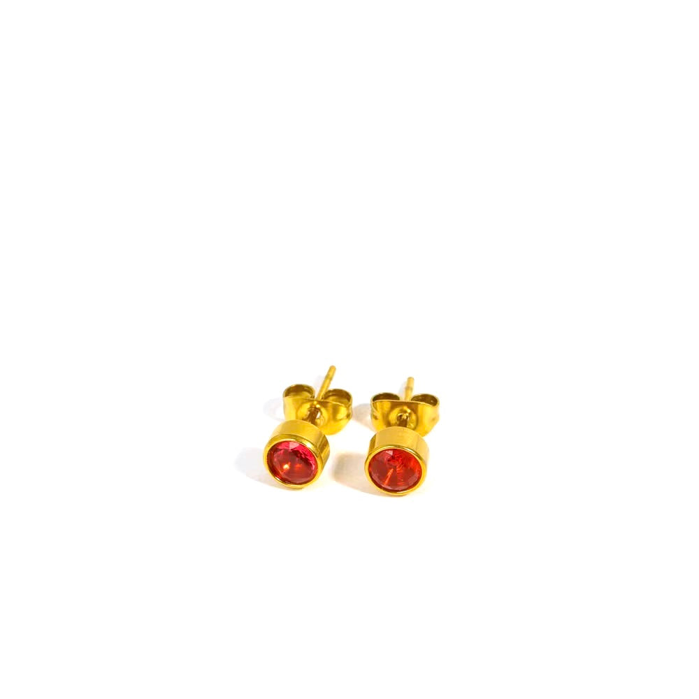 July Ruby Earing