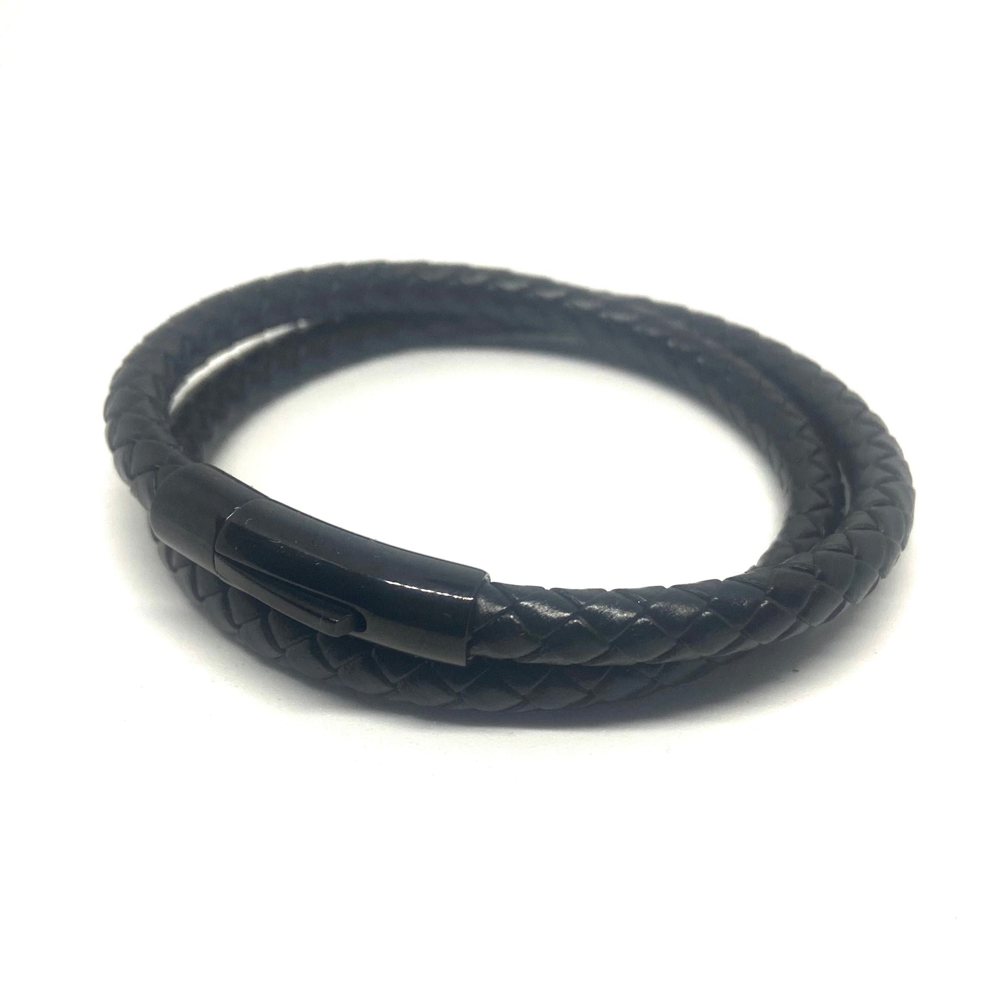 Full Black Double Layered Bracelet