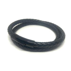 Full Black Double Layered Bracelet