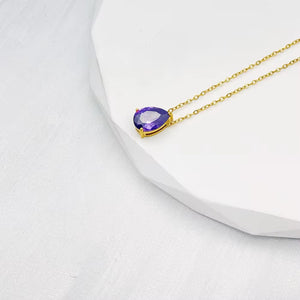 February Amethyst Necklace