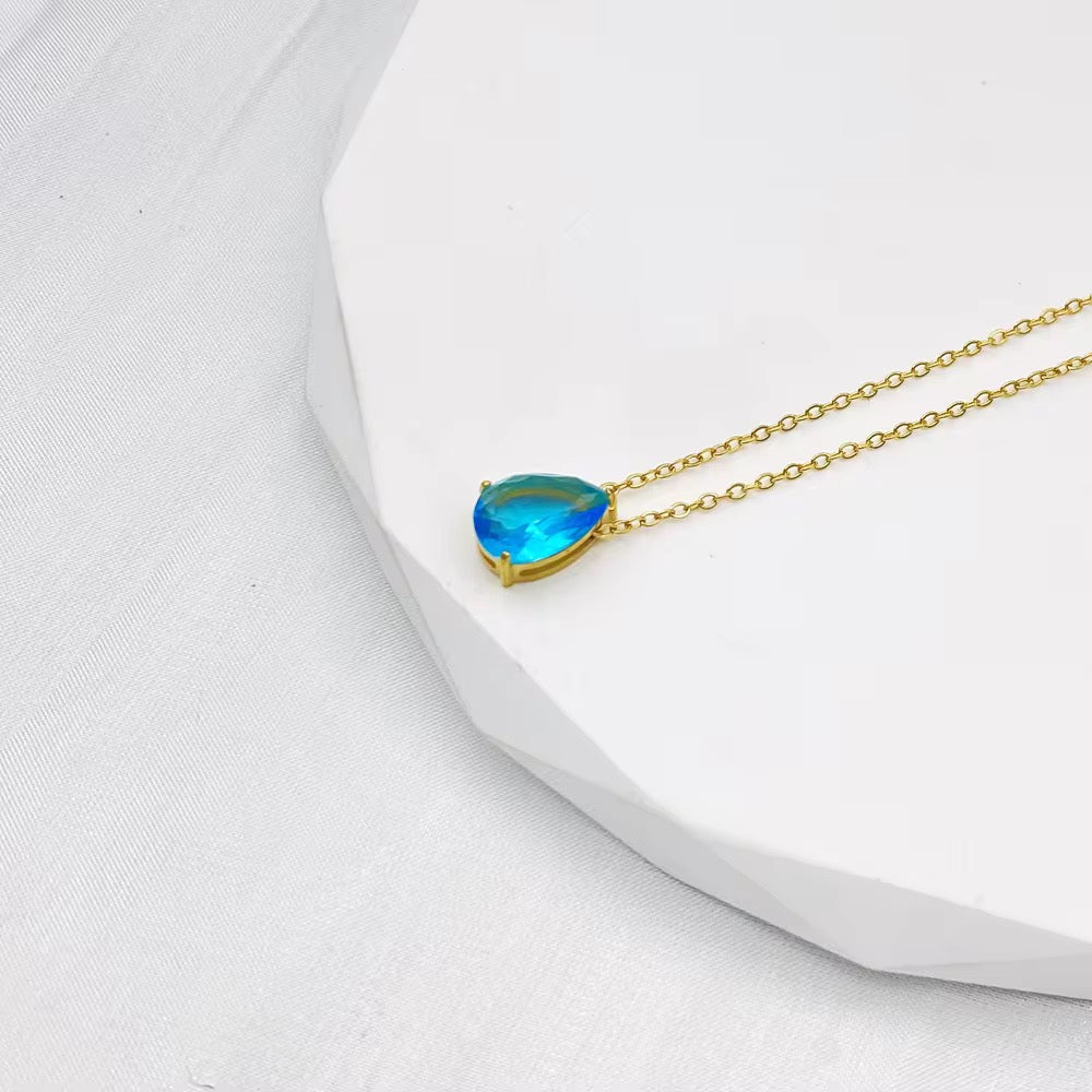 December Zircon Necklace