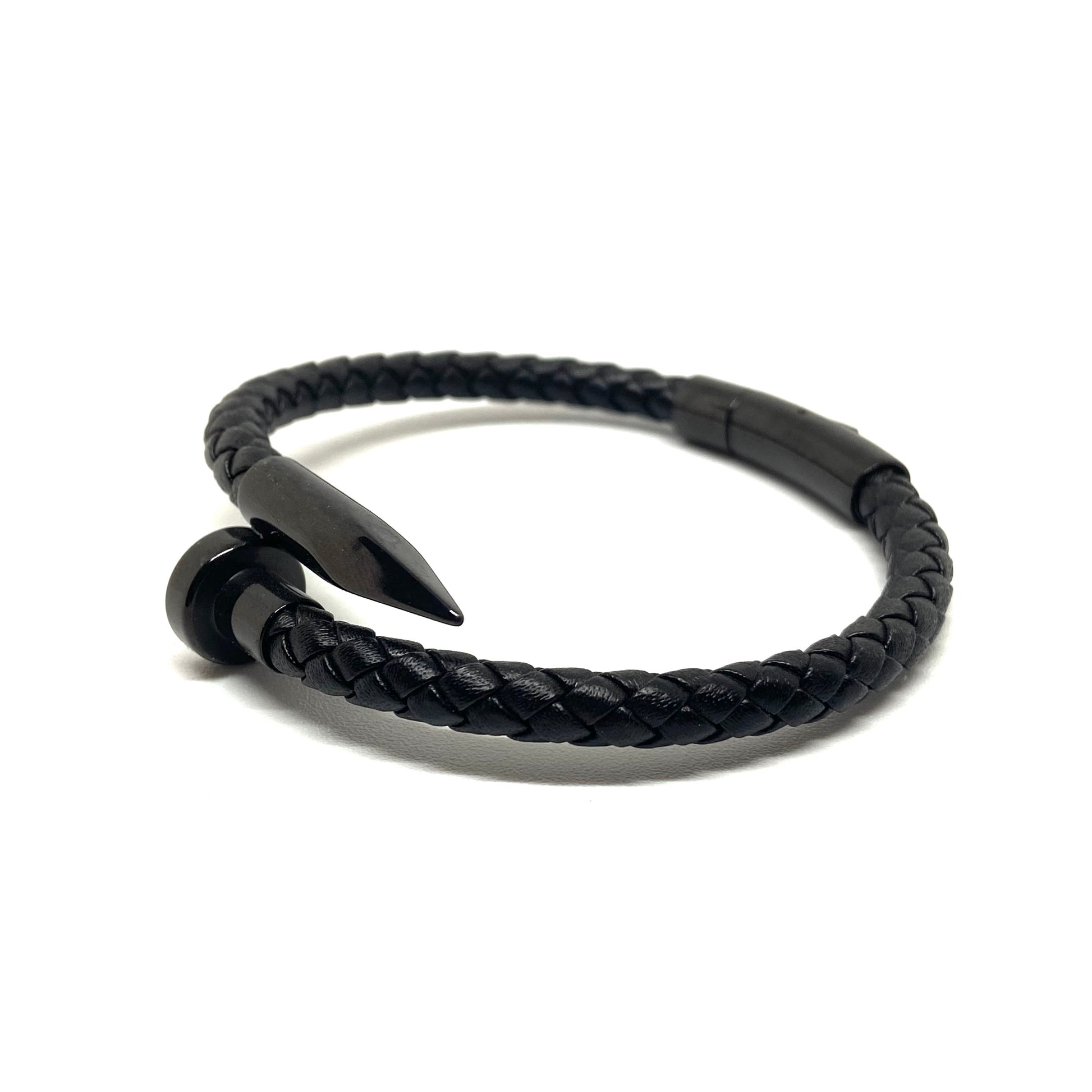 Full Black Nail Bracelet