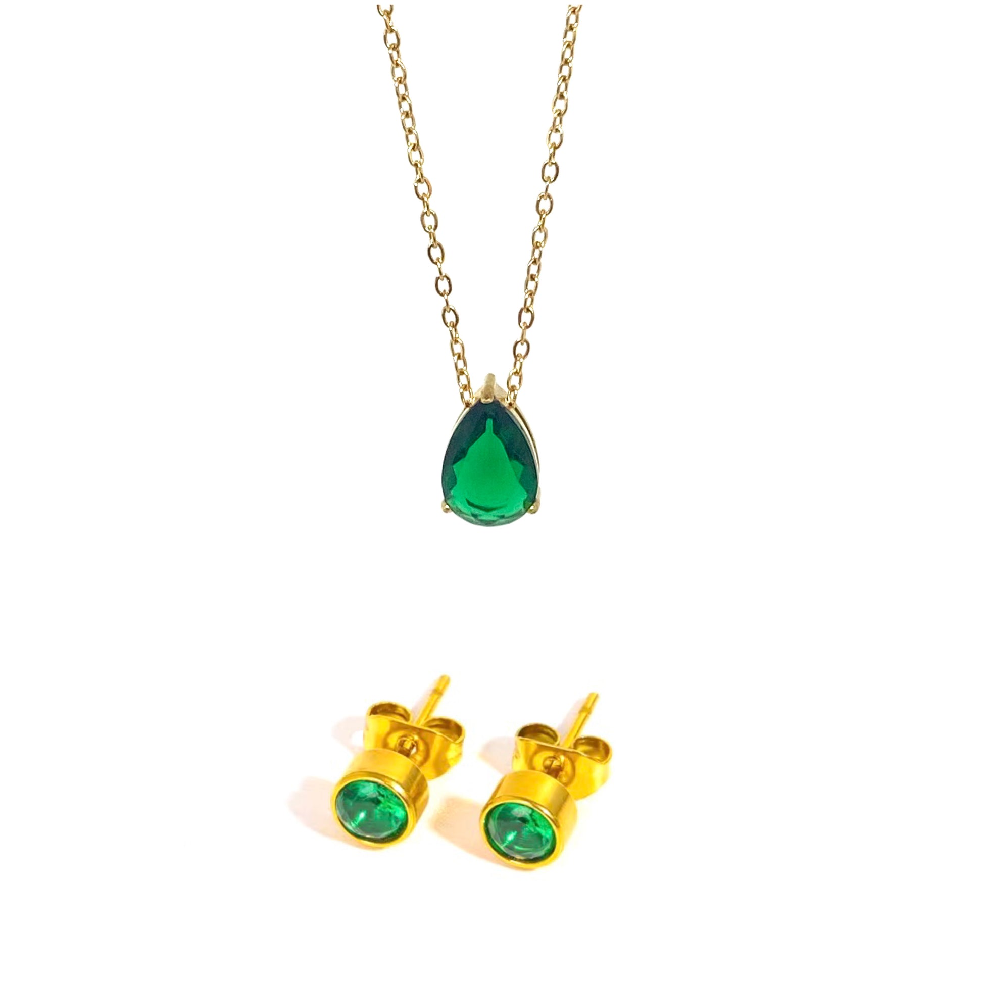 May Emerald Set