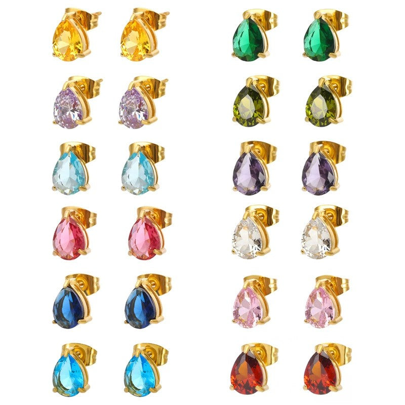Eye drop Month Earrings