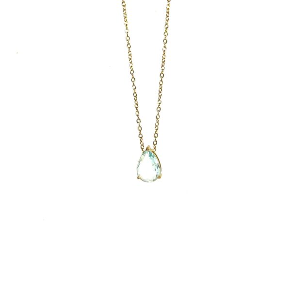 March Aquamarine Necklace